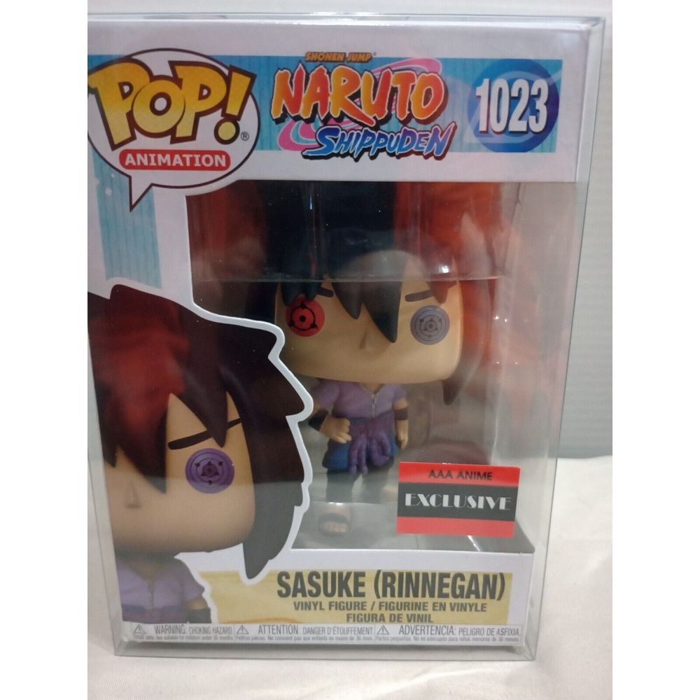 Funko Pop! Naruto Shippuden: Sasuke (Rinnegan) #1023 GITD Glow CHASE AAA Anime